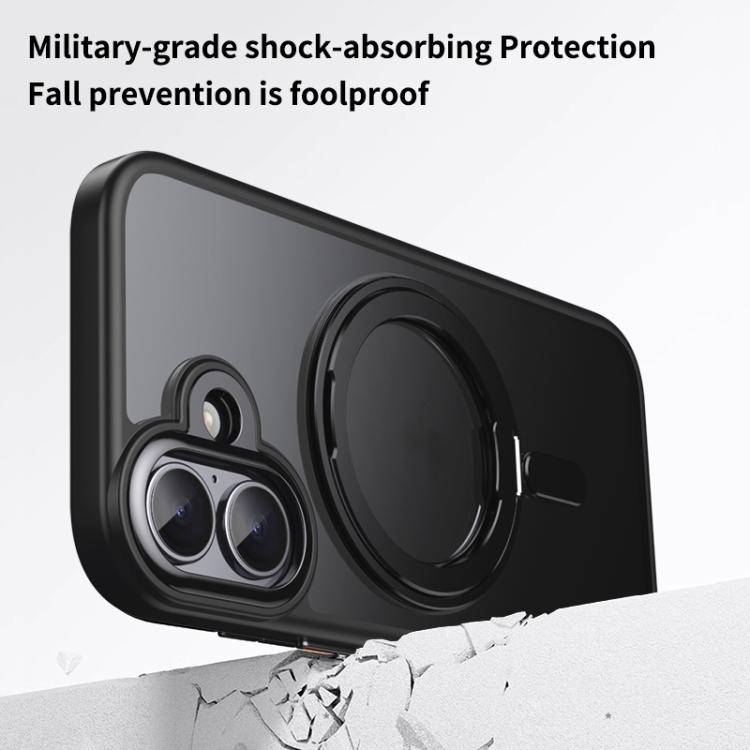 Frosted 360 Degree MagSafe Magnetic Holder Phone Case, For iPhone 17, For iPhone Air