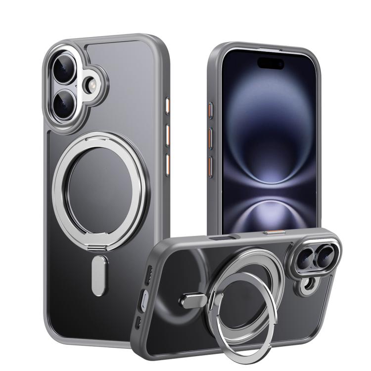 Frosted 360 Degree MagSafe Magnetic Holder Phone Case, For iPhone 17, For iPhone Air