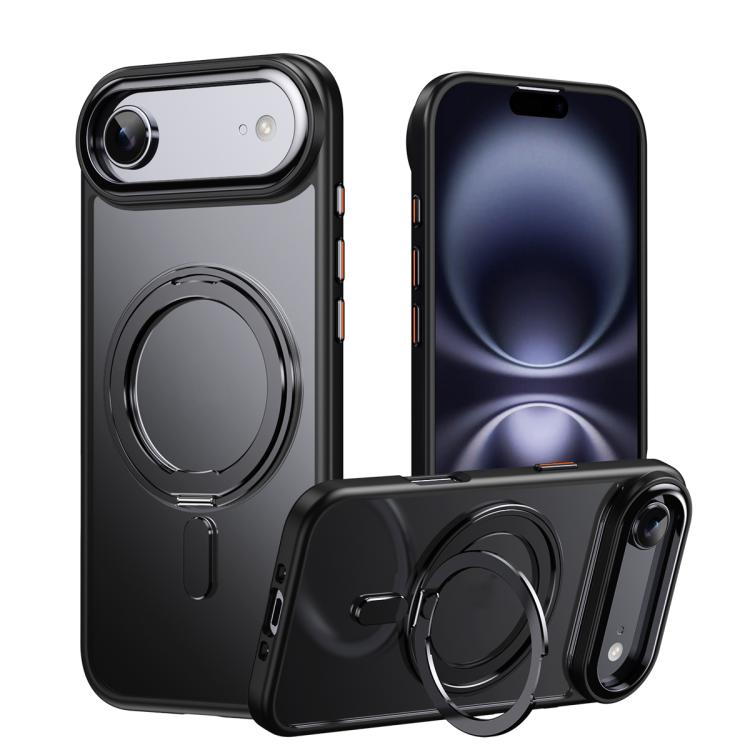 Frosted 360 Degree MagSafe Magnetic Holder Phone Case, For iPhone 17, For iPhone Air