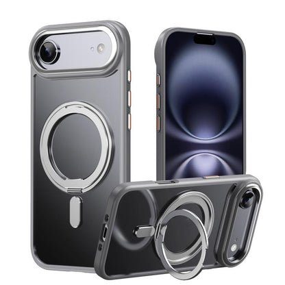 Frosted 360 Degree MagSafe Magnetic Holder Phone Case, For iPhone 17, For iPhone Air