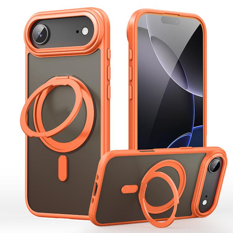 Frosted 360 Degree MagSafe Magnetic Holder Phone Case, For iPhone 17, For iPhone Air