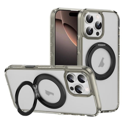 Translucent Frosted MagSafe Holder Phone Case with AI Button, For iPhone 16 Pro Max, For iPhone 16 Pro, For iPhone 16 Plus, For iPhone 16 Apple Accessories engtra5128 iPhone 16 Pro Max - APEXEL INDIA - Mobile Lens - Mobile Camera Lens - Cellphone Accessories - Phone Lens - Smartphone Lens