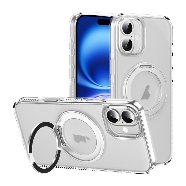 Translucent Frosted MagSafe Holder Phone Case with AI Button, For iPhone 16 Pro Max, For iPhone 16 Pro, For iPhone 16 Plus, For iPhone 16 Apple Accessories engtra5128 iPhone 16 Pro Max - APEXEL INDIA - Mobile Lens - Mobile Camera Lens - Cellphone Accessories - Phone Lens - Smartphone Lens