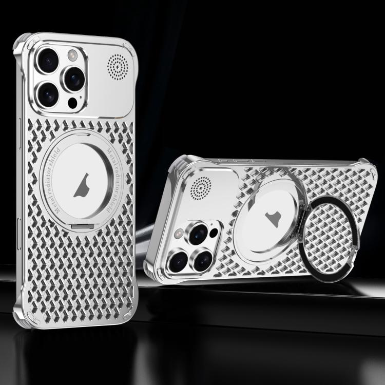 R-JUST RJ-64 Aromatherapy Heat Dissipation MagSafe Phone Case with Stand, For iPhone 16 Pro Max, For iPhone 16 Pro, For iPhone 16, For iPhone 15 Pro Max, For iPhone 15 Pro, For iPhone 15, For iPhone 14, For iPhone 14 Pro Apple Accessories engr-j5140 iPhone 16 Pro Max - R-JUST - Mobile Lens - Mobile Camera Lens - Cellphone Accessories - Phone Lens - Smartphone Lens