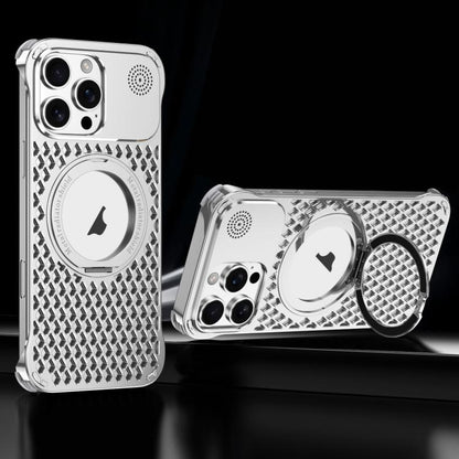 R-JUST RJ-64 Aromatherapy Heat Dissipation MagSafe Phone Case with Stand, For iPhone 16 Pro Max, For iPhone 16 Pro, For iPhone 16, For iPhone 15 Pro Max, For iPhone 15 Pro, For iPhone 15, For iPhone 14, For iPhone 14 Pro Apple Accessories engr-j5140 iPhone 16 Pro Max - R-JUST - Mobile Lens - Mobile Camera Lens - Cellphone Accessories - Phone Lens - Smartphone Lens