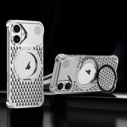 R-JUST RJ-64 Aromatherapy Heat Dissipation MagSafe Phone Case with Stand, For iPhone 16 Pro Max, For iPhone 16 Pro, For iPhone 16, For iPhone 15 Pro Max, For iPhone 15 Pro, For iPhone 15, For iPhone 14, For iPhone 14 Pro Apple Accessories engr-j5140 iPhone 16 Pro Max - R-JUST - Mobile Lens - Mobile Camera Lens - Cellphone Accessories - Phone Lens - Smartphone Lens