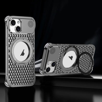 R-JUST RJ-64 Aromatherapy Heat Dissipation MagSafe Phone Case with Stand, For iPhone 16 Pro Max, For iPhone 16 Pro, For iPhone 16, For iPhone 15 Pro Max, For iPhone 15 Pro, For iPhone 15, For iPhone 14, For iPhone 14 Pro Apple Accessories engr-j5140 iPhone 16 Pro Max - R-JUST - Mobile Lens - Mobile Camera Lens - Cellphone Accessories - Phone Lens - Smartphone Lens