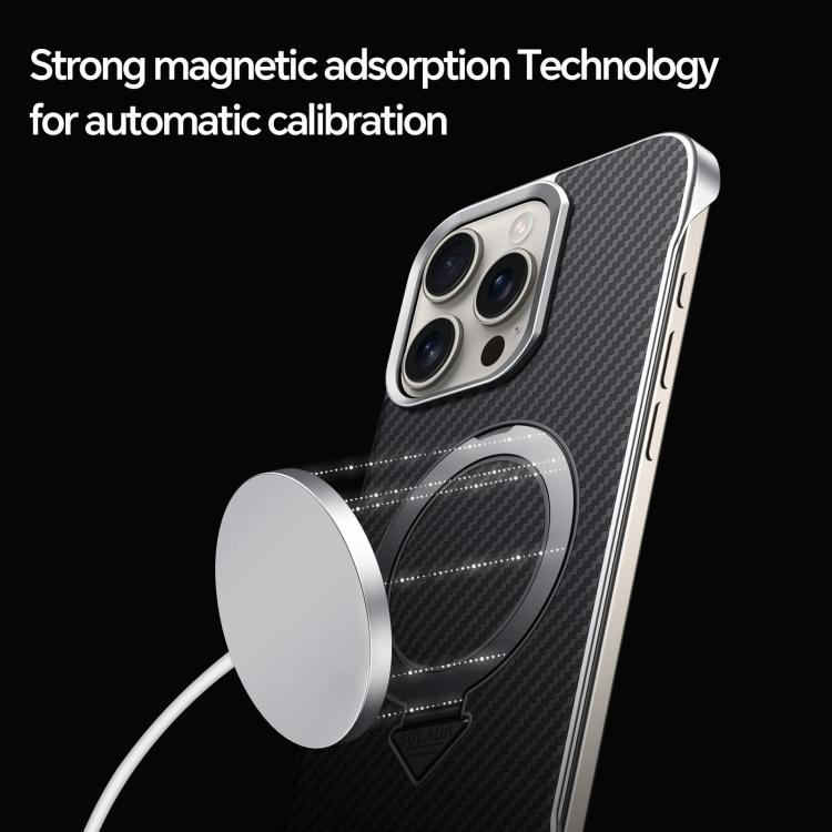 SULADA Kevlar Texture MagSafe Magnetic Holder Phone Case, For iPhone 16 Pro Max, For iPhone 16 Pro, For iPhone 16 Plus, For iPhone 16, For iPhone 15 Pro Max, For iPhone 15 Pro Apple Accessories engsul5132 iPhone 16 Pro Max - SULADA - Mobile Lens - Mobile Camera Lens - Cellphone Accessories - Phone Lens - Smartphone Lens