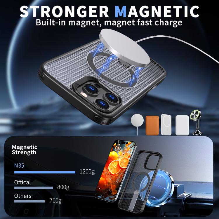Honeycomb Cooling MagSafe Holder Phone Case, For iPhone 14 / 13, For iPhone 14 Pro Max, For iPhone 13 Pro Max / 12 Pro Max Apple Accessories enghon5668 More iPhone Cases - APEXEL INDIA - Mobile Lens - Mobile Camera Lens - Cellphone Accessories - Phone Lens - Smartphone Lens