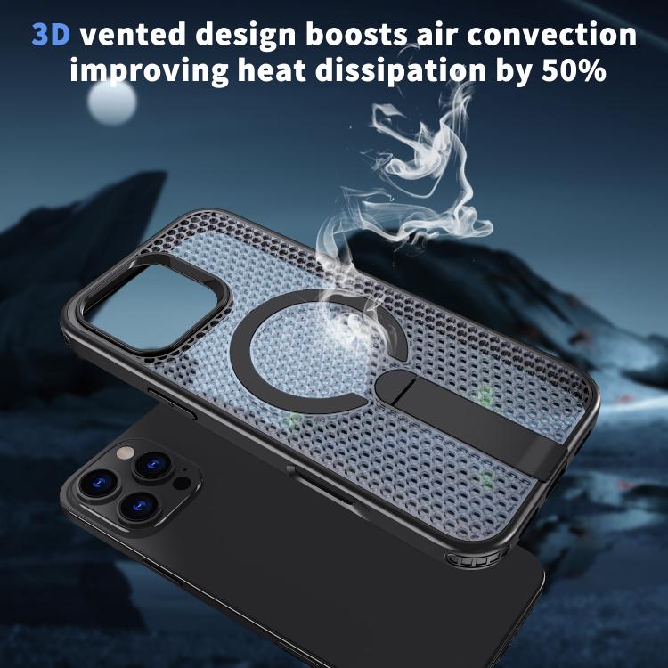 Honeycomb Cooling MagSafe Holder Phone Case, For iPhone 14 / 13, For iPhone 14 Pro Max, For iPhone 13 Pro Max / 12 Pro Max Apple Accessories enghon5668 More iPhone Cases - APEXEL INDIA - Mobile Lens - Mobile Camera Lens - Cellphone Accessories - Phone Lens - Smartphone Lens