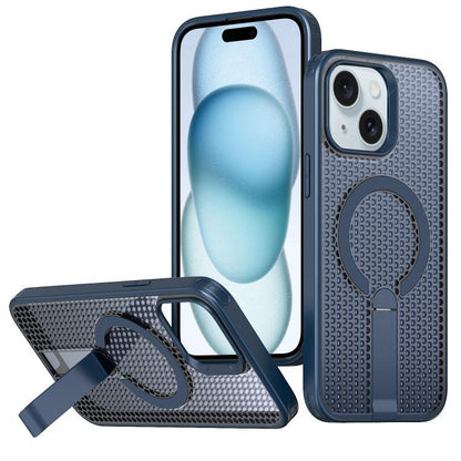 Honeycomb Cooling MagSafe Holder Phone Case, For iPhone 15 Pro Max, For iPhone 15 Pro, For iPhone 15 Plus / 14 Plus, For iPhone 15 Apple Accessories enghon5151 iPhone 15 Pro Max - APEXEL INDIA - Mobile Lens - Mobile Camera Lens - Cellphone Accessories - Phone Lens - Smartphone Lens