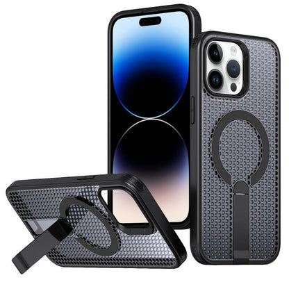 Honeycomb Cooling MagSafe Holder Phone Case, For iPhone 14 / 13, For iPhone 14 Pro Max, For iPhone 13 Pro Max / 12 Pro Max Apple Accessories enghon5668 More iPhone Cases - APEXEL INDIA - Mobile Lens - Mobile Camera Lens - Cellphone Accessories - Phone Lens - Smartphone Lens