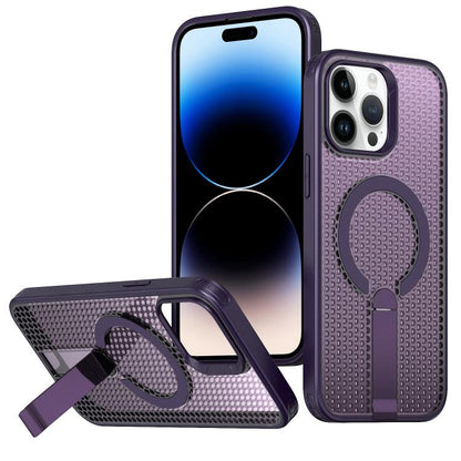 Honeycomb Cooling MagSafe Holder Phone Case, For iPhone 14 / 13, For iPhone 14 Pro Max, For iPhone 13 Pro Max / 12 Pro Max Apple Accessories enghon5668 More iPhone Cases - APEXEL INDIA - Mobile Lens - Mobile Camera Lens - Cellphone Accessories - Phone Lens - Smartphone Lens