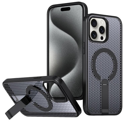 Honeycomb Cooling MagSafe Holder Phone Case, For iPhone 15 Pro Max, For iPhone 15 Pro, For iPhone 15 Plus / 14 Plus, For iPhone 15 Apple Accessories enghon5151 iPhone 15 Pro Max - APEXEL INDIA - Mobile Lens - Mobile Camera Lens - Cellphone Accessories - Phone Lens - Smartphone Lens