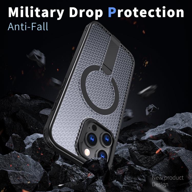 Honeycomb Cooling MagSafe Holder Phone Case, For iPhone 15 Pro Max, For iPhone 15 Pro, For iPhone 15 Plus / 14 Plus, For iPhone 15 Apple Accessories enghon5151 iPhone 15 Pro Max - APEXEL INDIA - Mobile Lens - Mobile Camera Lens - Cellphone Accessories - Phone Lens - Smartphone Lens