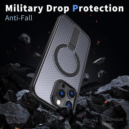 Honeycomb Cooling MagSafe Holder Phone Case, For iPhone 15 Pro Max, For iPhone 15 Pro, For iPhone 15 Plus / 14 Plus, For iPhone 15 Apple Accessories enghon5151 iPhone 15 Pro Max - APEXEL INDIA - Mobile Lens - Mobile Camera Lens - Cellphone Accessories - Phone Lens - Smartphone Lens