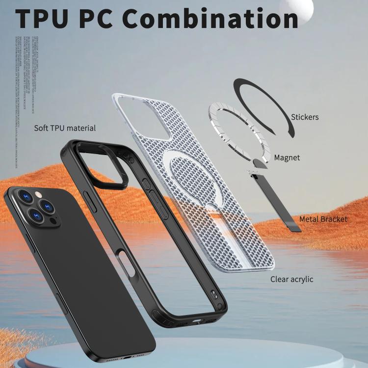 Honeycomb Cooling MagSafe Holder Phone Case, For iPhone 15 Pro Max, For iPhone 15 Pro, For iPhone 15 Plus / 14 Plus, For iPhone 15 Apple Accessories enghon5151 iPhone 15 Pro Max - APEXEL INDIA - Mobile Lens - Mobile Camera Lens - Cellphone Accessories - Phone Lens - Smartphone Lens