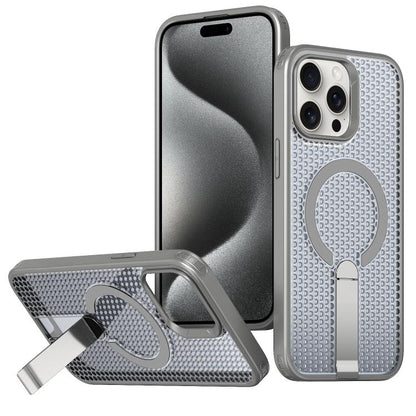 Honeycomb Cooling MagSafe Holder Phone Case, For iPhone 15 Pro Max, For iPhone 15 Pro, For iPhone 15 Plus / 14 Plus, For iPhone 15 Apple Accessories enghon5151 iPhone 15 Pro Max - APEXEL INDIA - Mobile Lens - Mobile Camera Lens - Cellphone Accessories - Phone Lens - Smartphone Lens