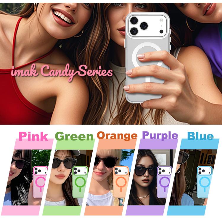 IMAK Candy Series Shockproof MagSafe Phone Case, For iPhone 18 Pro / 17 Pro, For iPhone 18 Pro Max / 17 Pro Max, For iPhone 16e / 17e
