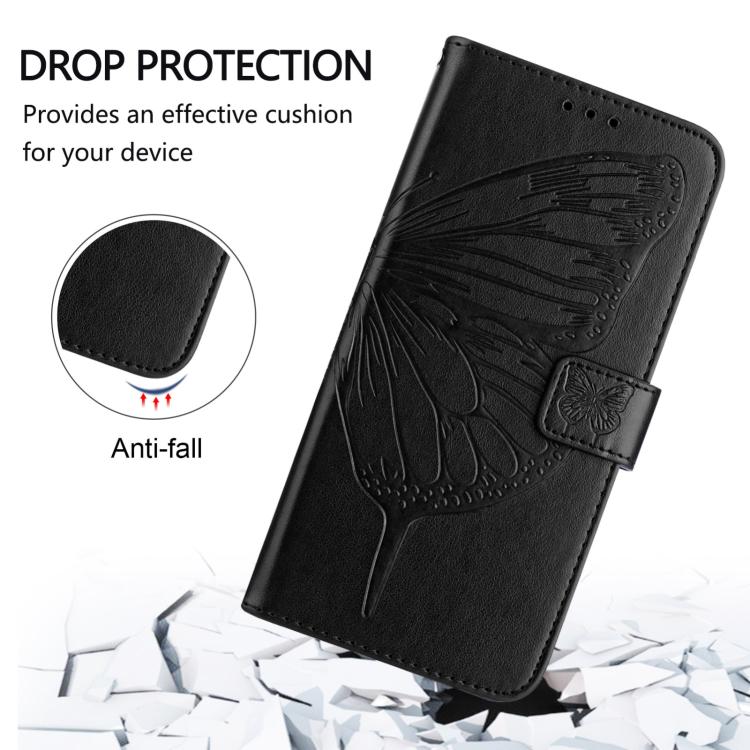Embossed Butterfly Leather Phone Case, For vivo Y29 4G Global, For vivo V50 Global