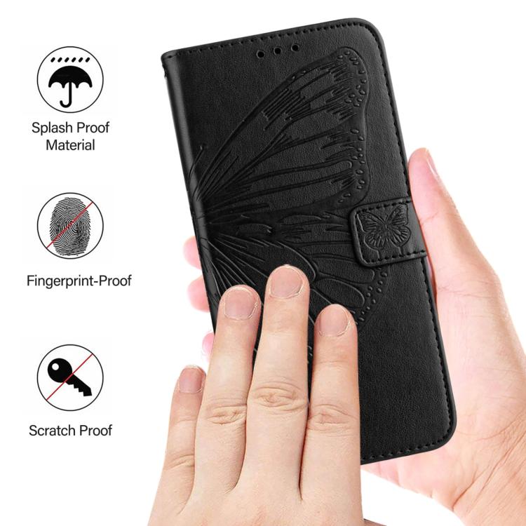 Embossed Butterfly Leather Phone Case, For vivo Y29 4G Global, For vivo V50 Global