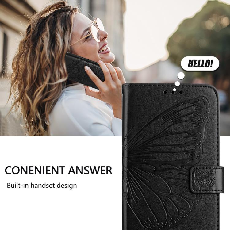 Embossed Butterfly Leather Phone Case, For vivo Y29 4G Global, For vivo V50 Global