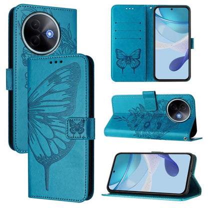 Embossed Butterfly Leather Phone Case, For vivo S30 Pro mini, For vivo S30, For vivo Y39 5G Global