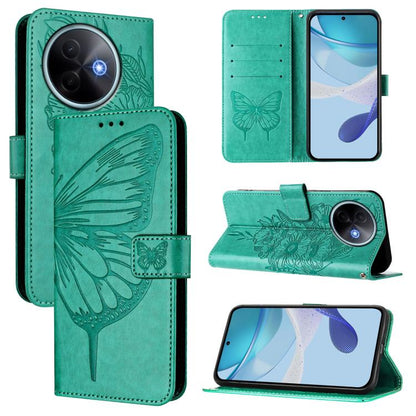 Embossed Butterfly Leather Phone Case, For vivo S30 Pro mini, For vivo S30, For vivo Y39 5G Global