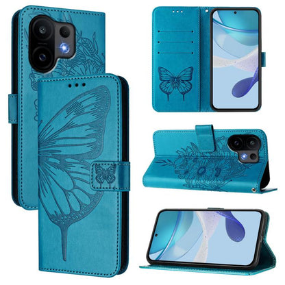 Embossed Butterfly Leather Phone Case, For vivo S30 Pro mini, For vivo S30, For vivo Y39 5G Global