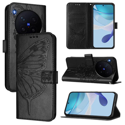 Embossed Butterfly Leather Phone Case, For vivo X300, For vivo V60 Lite 4G / 5G, For vivo Y31 5G 2025