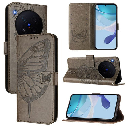 Embossed Butterfly Leather Phone Case, For vivo X300, For vivo V60 Lite 4G / 5G, For vivo Y31 5G 2025