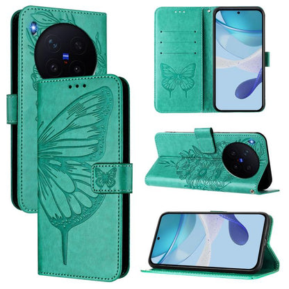Embossed Butterfly Leather Phone Case, For vivo X300, For vivo V60 Lite 4G / 5G, For vivo Y31 5G 2025
