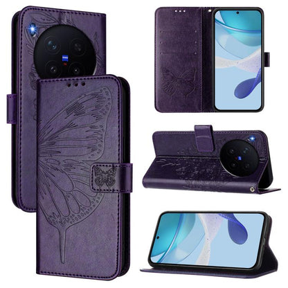 Embossed Butterfly Leather Phone Case, For vivo X300, For vivo V60 Lite 4G / 5G, For vivo Y31 5G 2025