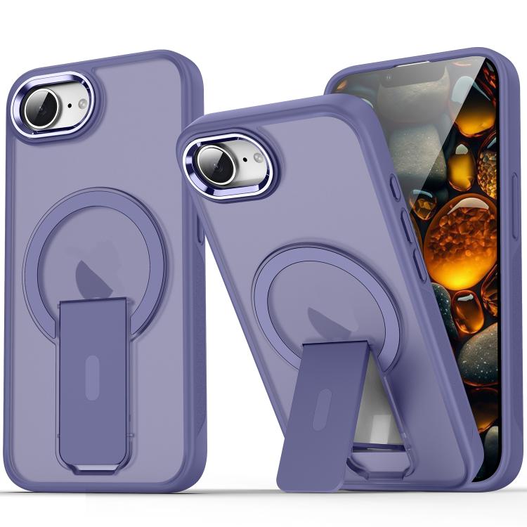 Acrylic Hybrid TPU MagSafe Holder Phone Case, For iPhone 16e Apple Accessories engacr5678 iPhone 16e - APEXEL INDIA - Mobile Lens - Mobile Camera Lens - Cellphone Accessories - Phone Lens - Smartphone Lens