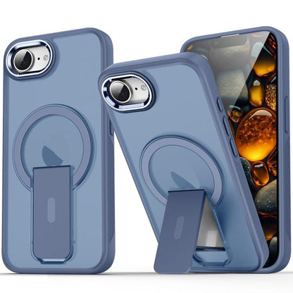 Acrylic Hybrid TPU MagSafe Holder Phone Case, For iPhone 16e Apple Accessories engacr5678 iPhone 16e - APEXEL INDIA - Mobile Lens - Mobile Camera Lens - Cellphone Accessories - Phone Lens - Smartphone Lens