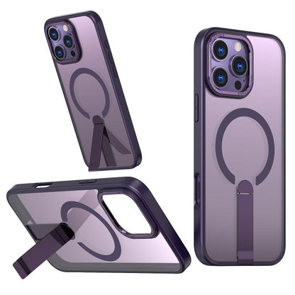 Star Shine Series TPU + PC MagSafe Phone Case with Fold Holder, For iPhone 16 Pro Max, For iPhone 16 Pro, For iPhone 16 Plus, For iPhone 16 Apple Accessories engsta5186 iPhone 16 Pro Max - APEXEL INDIA - Mobile Lens - Mobile Camera Lens - Cellphone Accessories - Phone Lens - Smartphone Lens