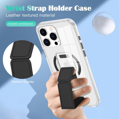 Clear Wristband Holder MagSafe Phone Case, For iPhone 16 Pro Max, For iPhone 16 Pro, For iPhone 16 Plus, For iPhone 16 Apple Accessories engcle5173 iPhone 16 Pro Max - APEXEL INDIA - Mobile Lens - Mobile Camera Lens - Cellphone Accessories - Phone Lens - Smartphone Lens