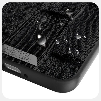 ABEEL Beast Pattern 6D Micro-Embossed MagSafe Genuine Leather Phone Case Xiaomi Accessories - APEXEL INDIA - Mobile Lens - Mobile Camera Lens - Cellphone Accessories - Phone Lens - Smartphone Lens