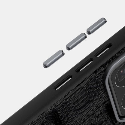 ABEEL Beast Pattern 6D Micro-Embossed MagSafe Genuine Leather Phone Case Xiaomi Accessories - APEXEL INDIA - Mobile Lens - Mobile Camera Lens - Cellphone Accessories - Phone Lens - Smartphone Lens