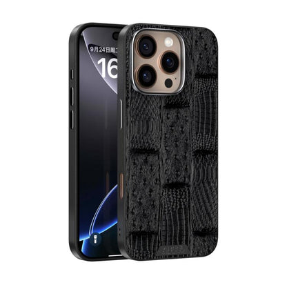 ABEEL Beast Pattern 6D Micro-Embossed MagSafe Genuine Leather Phone Case Apple Accessories - APEXEL INDIA - Mobile Lens - Mobile Camera Lens - Cellphone Accessories - Phone Lens - Smartphone Lens