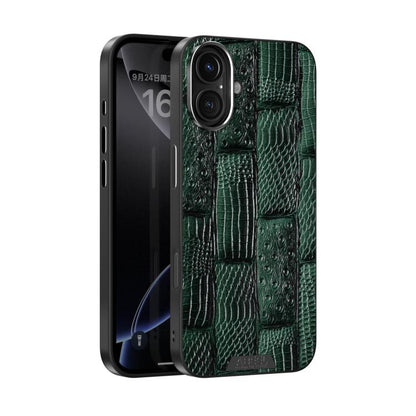 ABEEL Beast Pattern 6D Micro-Embossed MagSafe Genuine Leather Phone Case Apple Accessories - APEXEL INDIA - Mobile Lens - Mobile Camera Lens - Cellphone Accessories - Phone Lens - Smartphone Lens