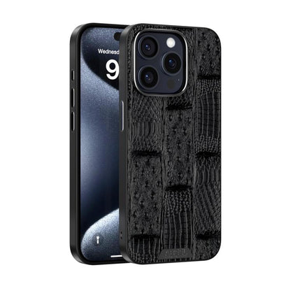 ABEEL Beast Pattern 6D Micro-Embossed MagSafe Genuine Leather Phone Case Apple Accessories - APEXEL INDIA - Mobile Lens - Mobile Camera Lens - Cellphone Accessories - Phone Lens - Smartphone Lens