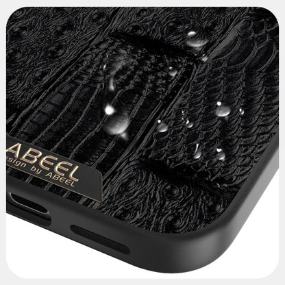 ABEEL Beast Pattern 6D Micro-Embossed MagSafe Genuine Leather Phone Case Apple Accessories - APEXEL INDIA - Mobile Lens - Mobile Camera Lens - Cellphone Accessories - Phone Lens - Smartphone Lens