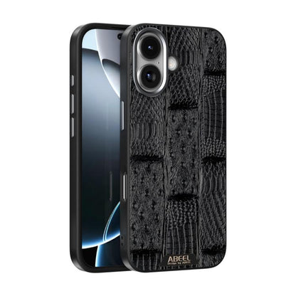 ABEEL Beast Pattern 6D Micro-Embossed MagSafe Genuine Leather Phone Case Apple Accessories - APEXEL INDIA - Mobile Lens - Mobile Camera Lens - Cellphone Accessories - Phone Lens - Smartphone Lens