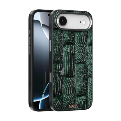 ABEEL Beast Pattern 6D Micro-Embossed MagSafe Genuine Leather Phone Case Apple Accessories - APEXEL INDIA - Mobile Lens - Mobile Camera Lens - Cellphone Accessories - Phone Lens - Smartphone Lens