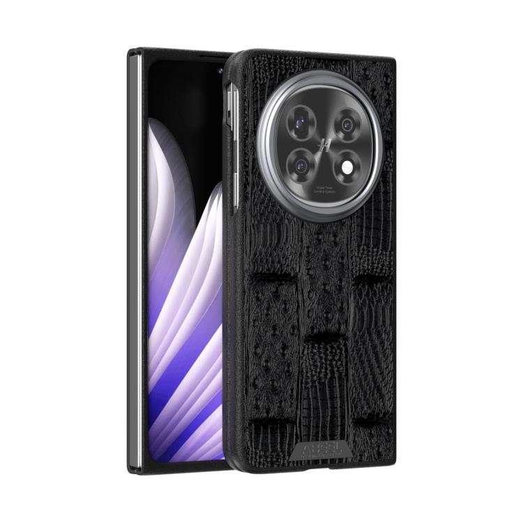 ABEEL Beast Pattern 6D Micro-Embossed MagSafe Genuine Leather Phone Case, For OPPO Find N5 OPPO &amp; vivo Accessories - APEXEL INDIA - Mobile Lens - Mobile Camera Lens - Cellphone Accessories - Phone Lens - Smartphone Lens