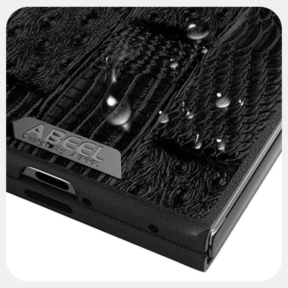 ABEEL Beast Pattern 6D Micro-Embossed MagSafe Genuine Leather Phone Case engabe5976 OnePlus &amp; OPPO Accessories - APEXEL INDIA - Mobile Lens - Mobile Camera Lens - Cellphone Accessories - Phone Lens - Smartphone Lens