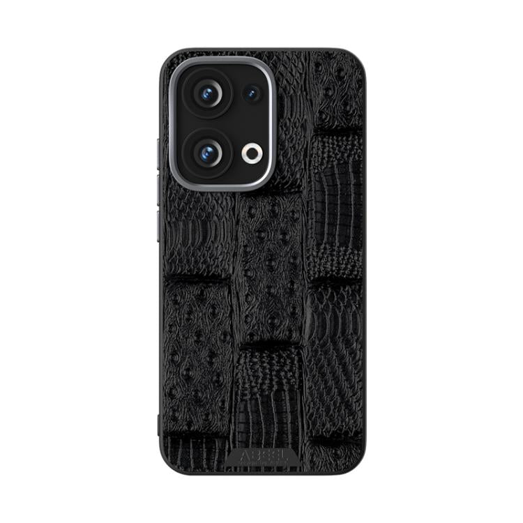 ABEEL Beast Pattern 6D Micro-Embossed MagSafe Genuine Leather Phone Case OnePlus &amp; OPPO Accessories - APEXEL INDIA - Mobile Lens - Mobile Camera Lens - Cellphone Accessories - Phone Lens - Smartphone Lens