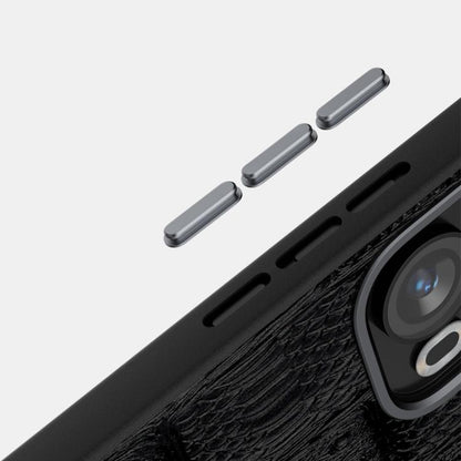 ABEEL Beast Pattern 6D Micro-Embossed MagSafe Genuine Leather Phone Case OnePlus &amp; OPPO Accessories - APEXEL INDIA - Mobile Lens - Mobile Camera Lens - Cellphone Accessories - Phone Lens - Smartphone Lens