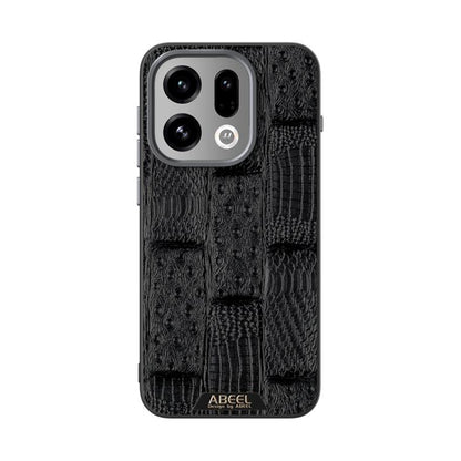ABEEL Beast Pattern 6D Micro-Embossed MagSafe Genuine Leather Phone Case engabe5996 OnePlus &amp; OPPO Accessories - APEXEL INDIA - Mobile Lens - Mobile Camera Lens - Cellphone Accessories - Phone Lens - Smartphone Lens